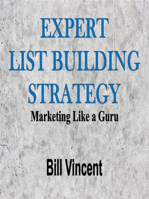 cover image of Expert List Building Strategy